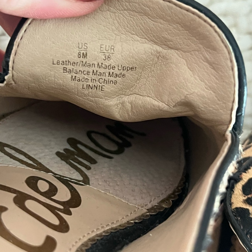 Sam Edelman Calf hair Animal Print Loafers - Picture 4 of 5